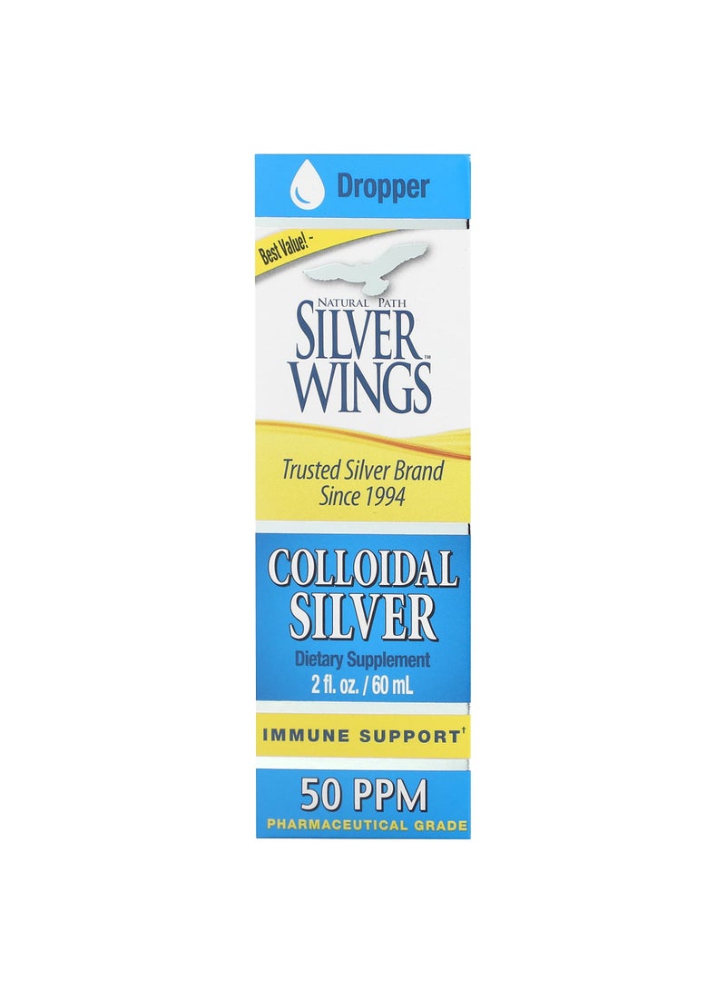 Colloidal Silver, 50 PPM, 2 fl oz (60 ml)